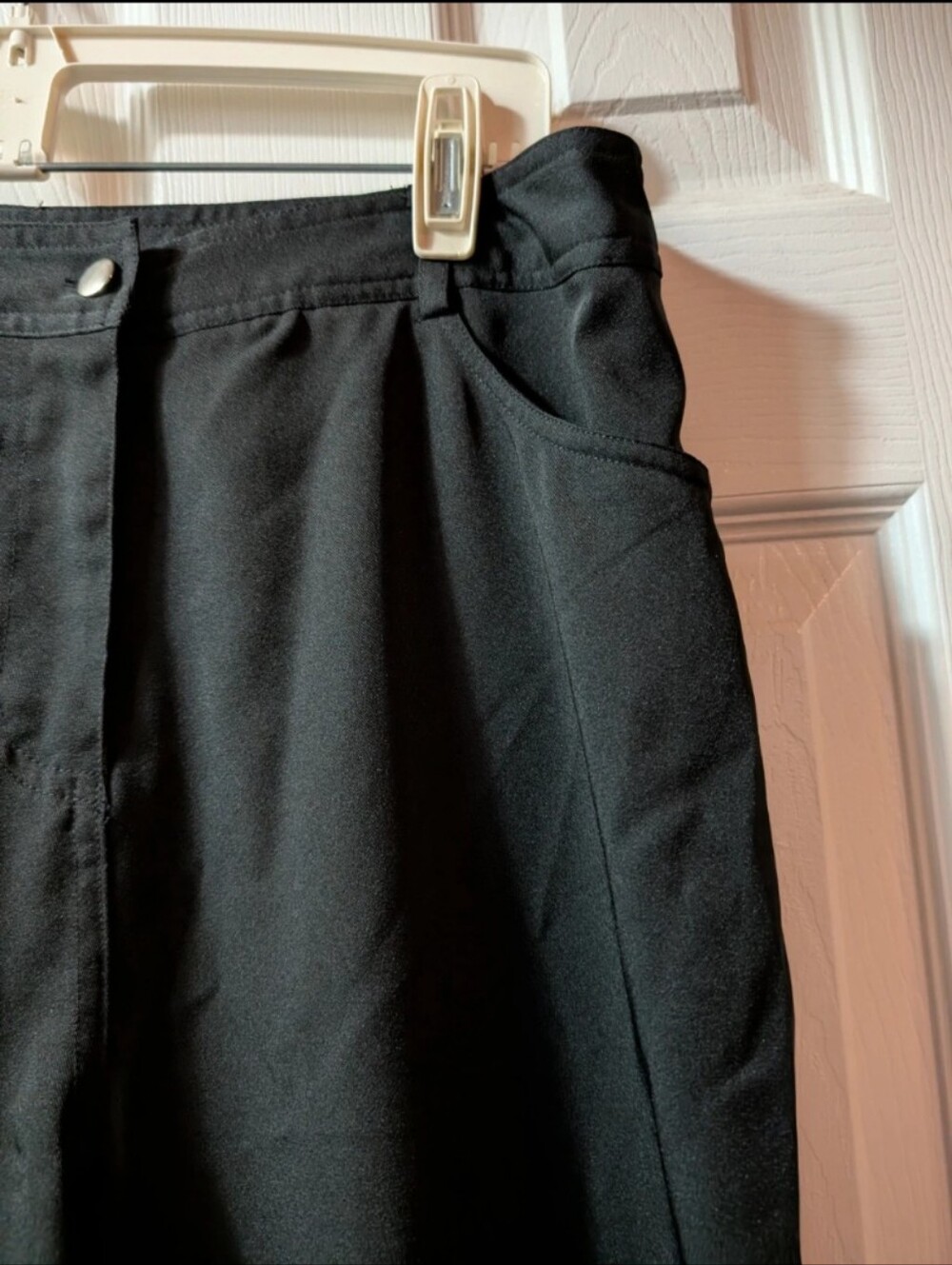 Selene Sport Black Straight Leg Career Pants Women's Size 10 - Picture 5 of 11